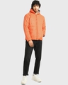 Shop Men's Dark Grey and Orange Reversible Oversized Puffer Jacket