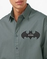 Shop Men's Dark Grey Graphic Printed Oversized Shirt