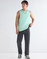 Shop Men's Dark Grey Slim Straight Fit Stretchable Washed Mid-Rise Jeans-Full