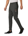 Shop Men's Dark Grey Solid Regular Fit Track Pants-Design