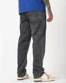 Shop Men's Dark Grey Slim Straight Fit Stretchable Washed Jeans-Design