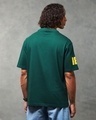 Shop Men's Green Rated Color Block Oversized T-shirt-Design