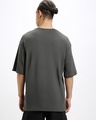 Shop Men's Dark Shadow Grey Inosuke Beast Breathing Graphic Printed Oversized T-shirt-Full