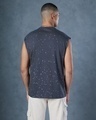 Shop Men's Grey Graphic Printed Oversized Vest-Full