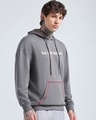 Shop Men's December Sky Grey Minerals Graphic Printed Oversized Hoodies-Full