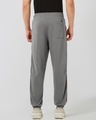 Shop Men's December Sky Grey Side Panel Oversized Joggers-Full