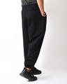 Shop Men's Deep Black Loose Comfort Fit Joggers-Design