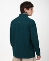 Shop Men's Deep Teal Blue Oversized Cargo Shirt-Design