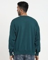 Shop Men's Deep Teal Oversized Sweatshirt-Design