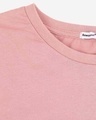 Shop Men's double tape panel T-Shirt(Pink & White)