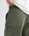 Shop Men's Dusty Olive Green Cargo Carpenter Pants