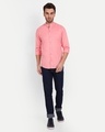 Shop Men's Dusty Pink Slim Fit Shirt-Full