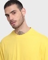 Shop Men's Empire Yellow Oversized T-shirt