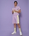 Shop Men's Lilac Feel Good Color Block Oversized Hoodie-Full