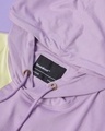 Shop Men's Feel Good Lilac Color Block Hoodie T-shirt