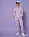 Shop Men's Feel Good Lilac Colorblock Full Sleeve T-shirt-Full