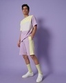 Shop Men's Feel Good Lilac Colorblock Half Sleeve T-shirt-Full