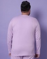 Shop Men's Lilac Feel Good Color Block Plus Size T-shirt-Design