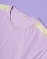 Shop Men's Lilac Feel Good Color Block Plus Size T-shirt