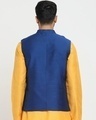 Shop Men's Blue Nehru Jacket-Full