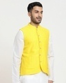 Shop Men's Yellow Nehru Jacket-Design