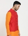 Shop Men's Red Nehru Jacket-Design