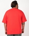Shop Men's Fiesta Red Oversized Plus Size T-shirt-Design