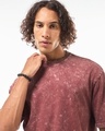Shop Men's Brick Red Oversized Acid Wash T-shirt