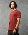 Shop Men's Brick Red T-shirt-Full