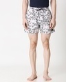 Shop Men's Floral Pattern Side Pocket Boxer Combo-Design