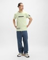 Shop Men's Fog Green Area 51 Graphic Printed T-shirt-Full