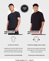 Shop Men's Fog Green Focused Graphic Printed Oversized T-shirt-Design