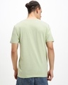 Shop Men's Fog Green Glitch Typography T-shirt-Design