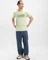 Shop Men's Fog Green Wilderness Graphic Printed T-shirt-Full