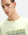 Shop Men's Fog Green Wilderness Graphic Printed T-shirt