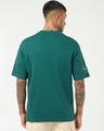Shop Men's Forest Green Certified Insane Graphic Printed Oversized T-shirt-Full