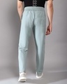 Shop Men's Forest Green Loose Comfort Fit Baggy Pants-Full