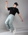 Shop Men's Forest Green Loose Comfort Fit Baggy Pants