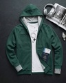 Shop Men's Forest Green Airport Hoodie-Front