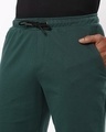 Shop Men's Forest Green Solid Shorts