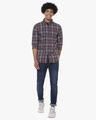 Shop Men's Full Sleeve Checkered Casual Shirt-Full
