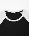 Shop Men's Full Sleeve Raglan T-Shirt (Black & White)