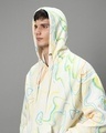 Shop Men's Gardenia All Over Printed Oversized Hoodies