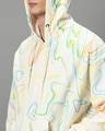Shop Men's Gardenia All Over Printed Oversized Hoodies