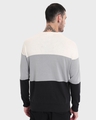 Shop Men's Gardenia & Grey Color Block Sweater-Design