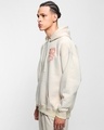 Shop Men's Gardenia Cyber Samurai Graphic Printed Oversized Hoodies-Full