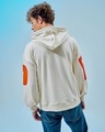 Shop Men's Gardenia Drip Typography Oversized Hoodies-Full
