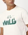 Shop Men's Gardenia Into The Wild Graphic Printed T-shirt