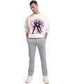 Shop Men's Gardenia Maniac Duo Graphic Printed Oversized Sweatshirt