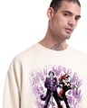 Shop Men's Gardenia Maniac Duo Graphic Printed Oversized Sweatshirt